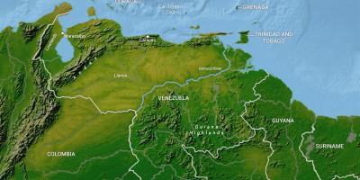 Mapa de veneçuela geografia