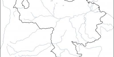 Veneçuela en blanc mapa