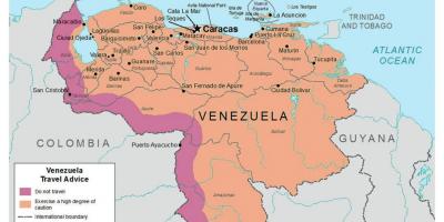 Veneçuela en el mapa