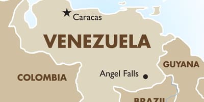 Veneçuela capital mapa