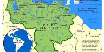 Mapa de mapa de veneçuela