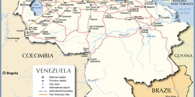 Mapa detallat de veneçuela