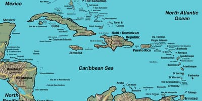 Illes fora de veneçuela mapa